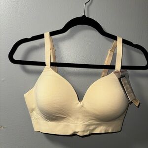 Large Shapermint Truekind Supportive Comfort Wireless shaping bra - Chai